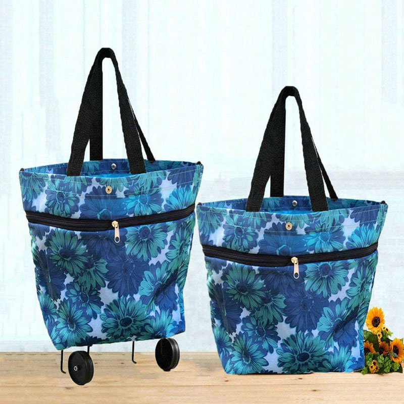 Collapsible Trolley Shopping Sacculi