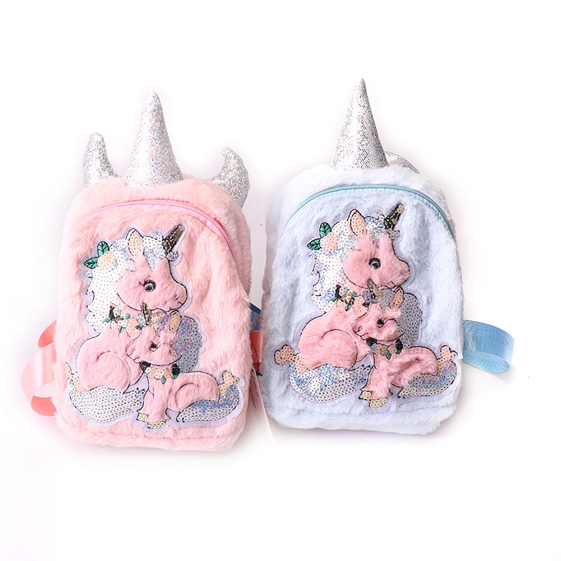 Plush unicornis Student Schoolbag