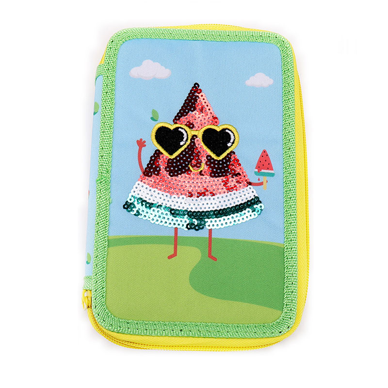PEPO 300D Geminus Zippers Pencil Bag